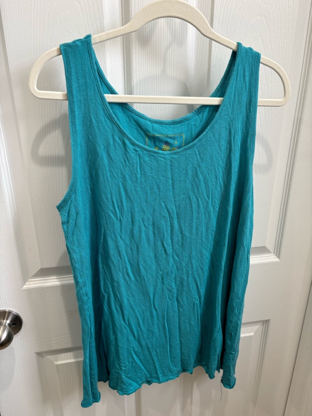 Gudrun Sjödén Teal Tunic Tank Top